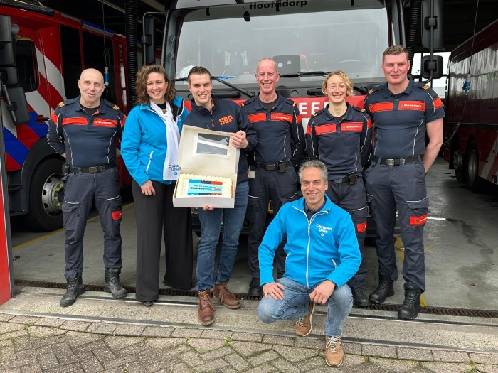 Bezoekje aan de brandweer in Hoofddorp